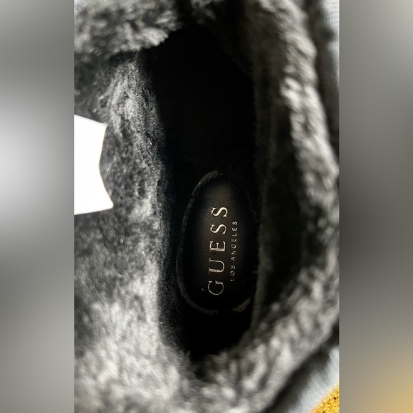 Guess faux fur lined ankle boots women’s size 9 - Picture 6 of 8